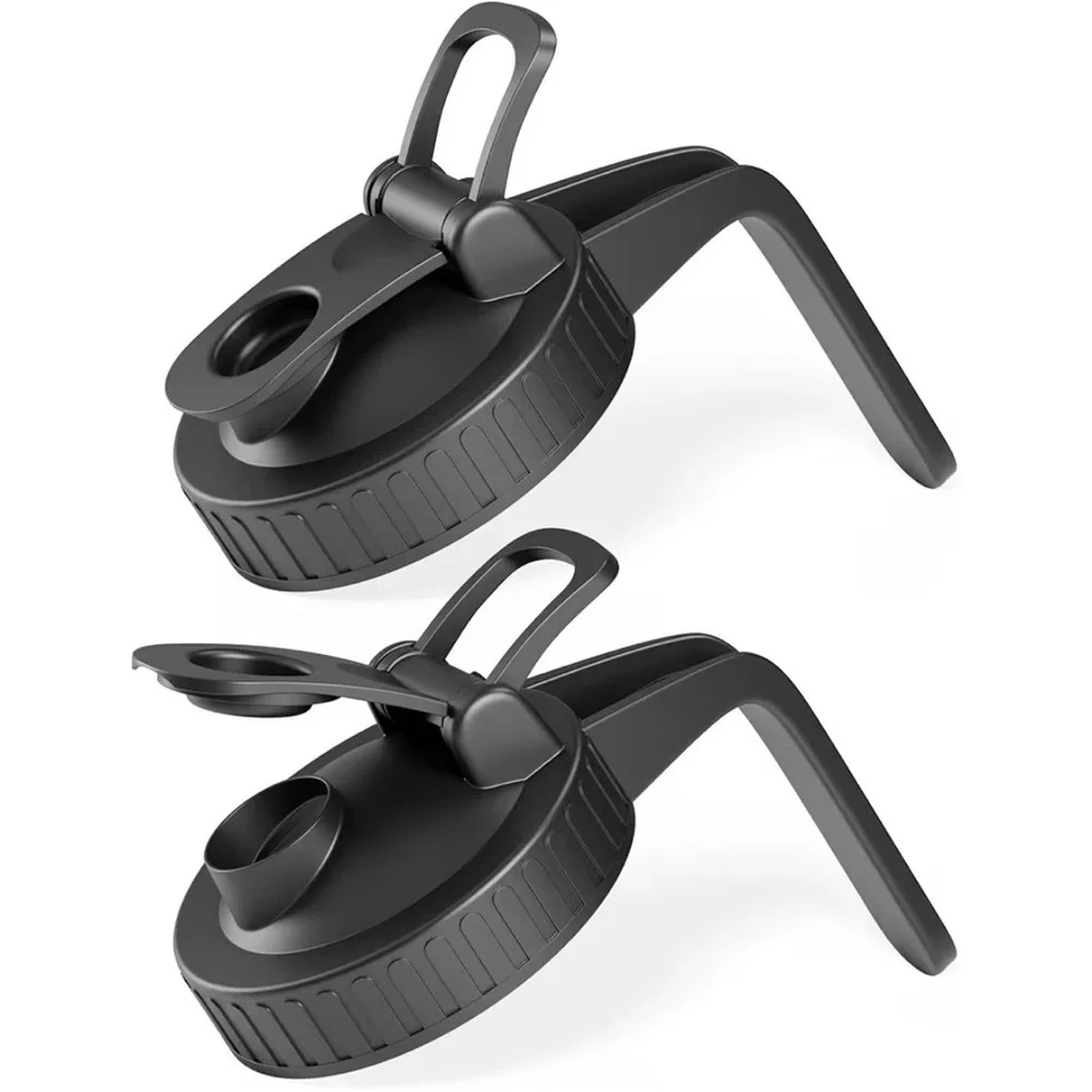 Black Replacement Lids for Beverage Dispensers